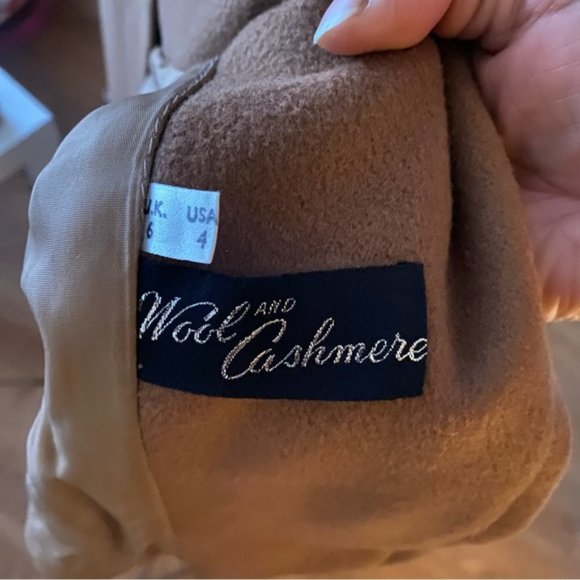 Harold Huberman Women's Vintage Wool & Cashmere Blend Overcoat - Picture 7 of 10